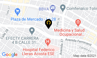Mapa de Patacón & Creppes en Ibagué