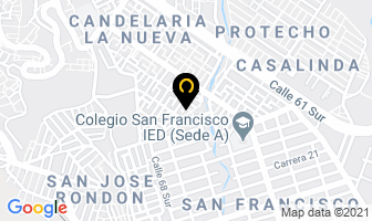 Mapa de Pavimentos Velandia en Bogotá D.C