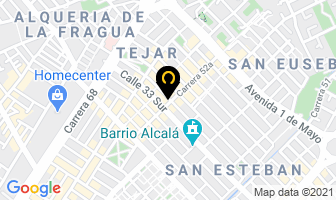 Mapa de Pavo Relleno Húngaro en Bogotá D.C