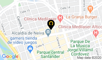 Mapa de Pc & Toner Distribuciones en Neiva