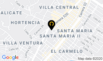 Mapa de Pcred Colombia en Medellín