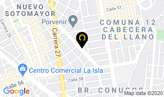 Mapa de Pec Ltda. en Bucaramanga