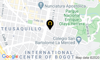 Mapa de Peces Y Acuarios en Bogotá D.C