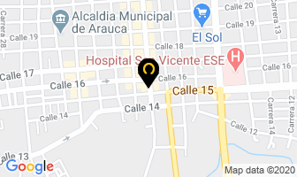Mapa de Pecos Bill en Arauca