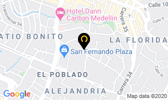Mapa de Pediatrica Atención Integral en Medellín