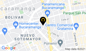 Mapa de Pedraza Galvis Celso en Bucaramanga