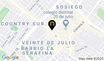 Mapa de Pedro Florez El Tolimense en Bogotá D.C
