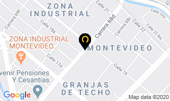 Mapa de Pegantes Ber en Bogotá D.C
