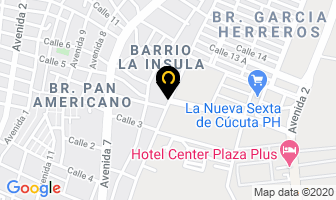 Mapa de Pego Duro De Colombia en Cúcuta