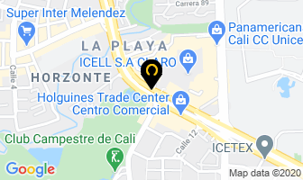 Mapa de Peletería Firenze en Cali