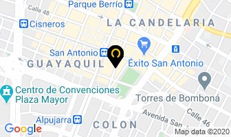 Mapa de Peletería Jover en Medellín