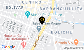 Mapa de Peleteria La Bendicion en Barranquilla