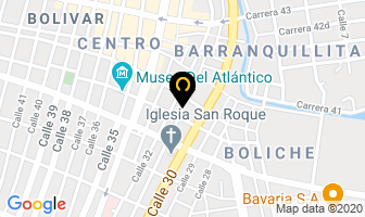 Mapa de Peletería Masp en Barranquilla