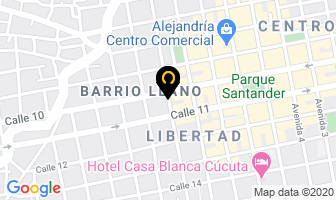 Mapa de Peletería Mil Cueros en Cúcuta