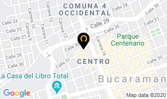 Mapa de Peleteria Solvar en Bucaramanga