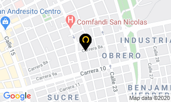Mapa de Peletizados L Y M en Cali