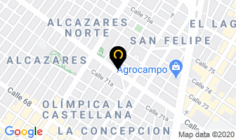 Mapa de Pelos Y Pelucas en Bogotá D.C