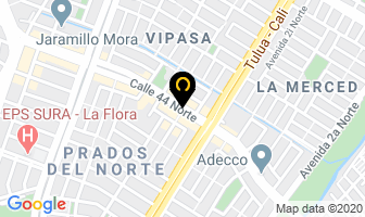 Mapa de Peluquería Atenusha en Cali