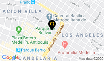 Mapa de Peluquería Brillo en Medellín