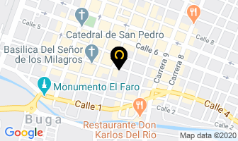 Mapa de Peluquería Casa Bella en Buga