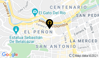 Mapa de Peluquería Distrifranco en Cali