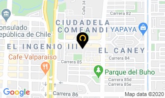 Mapa de Peluquería Erika Martha en Cali