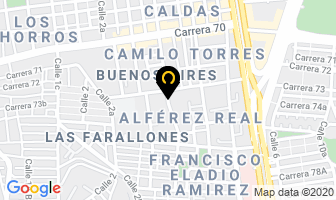 Mapa de Peluquería Estilo Profesional en Cali