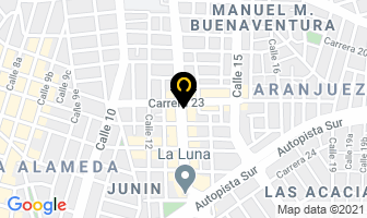 Mapa de Peluquería Junín en Cali