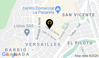 Mapa de Peluquería Machos en Cali