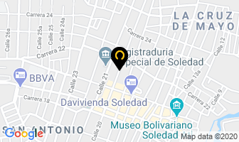 Mapa de Peluqueria Monroe en Soledad