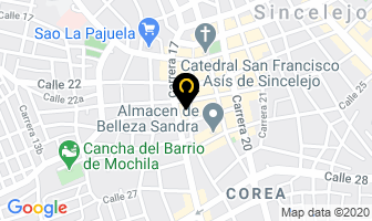 Mapa de Peluquería Raely en Sincelejo