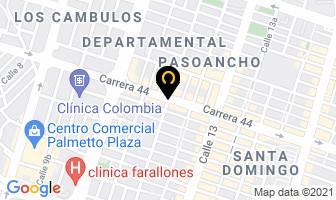 Mapa de Peluquería Relax en Cali
