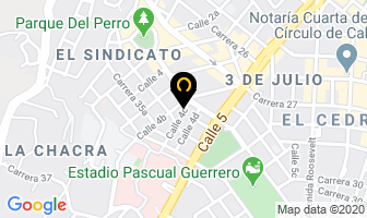 Mapa de Peluquería Salón Red en Cali