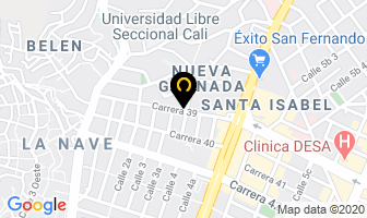 Mapa de Peluquería Tatis en Cali