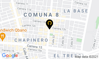 Mapa de Peluquería Unisex en Cali