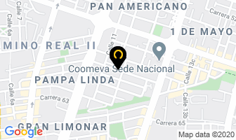 Mapa de Peluqueria Unisex Casting en Cali
