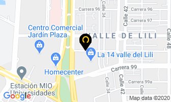 Mapa de Peluqueria Vip en Cali
