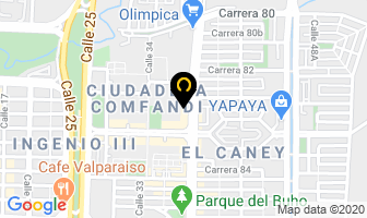 Mapa de Peluquerias Black And White en Cali