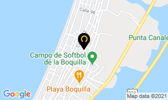Mapa de Peña Helena en Cartagena