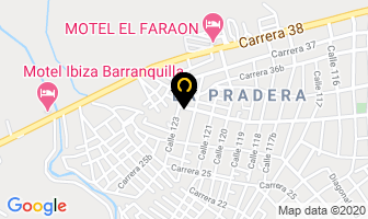 Mapa de Peña Sara en Barranquilla
