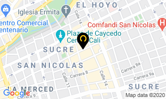 Mapa de Penalty Deportes en Cali