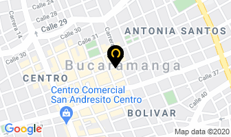Mapa de Pensemos S.a. en Bucaramanga