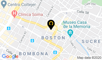 Mapa de Pensión Germatio en Medellín