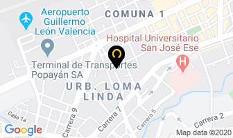 Mapa de Peque Party Toys en Popayán