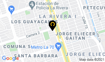 Mapa de Perafán López Joaquín María en Cali