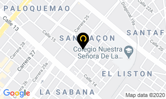 Mapa de Peralta Perfileria S.a.s. en Bogotá D.C