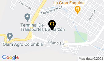 Mapa de Perdomo Daniel Hugo en Garzón