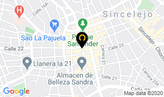 Mapa de Pérez Díaz Fulgencio Ramón en Sincelejo