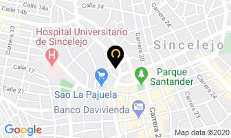 Mapa de Pérez Refrigeración en Sincelejo