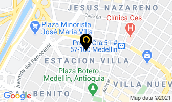 Mapa de Perfil Acero en Medellín